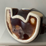 Vintage ceramic glazed bear biscuit jar