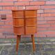 Mid Century Sewing Box With . Asystent Teak 1960/70s