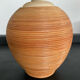 Vintage lamp from the 70s in ceramic and wicker