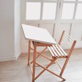 Plideal 60's Foldable School Desk