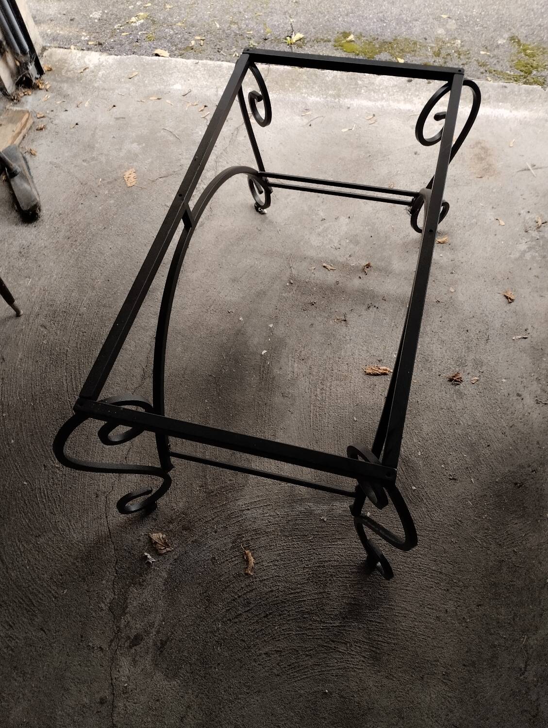 Wrought iron table