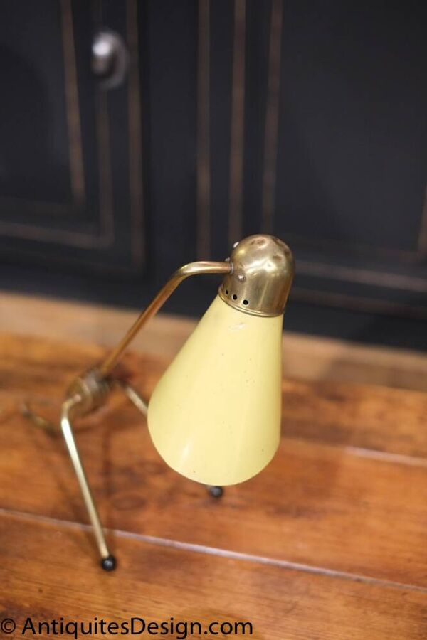lampe vintage Jumo modele cocotte tres rare en laiton