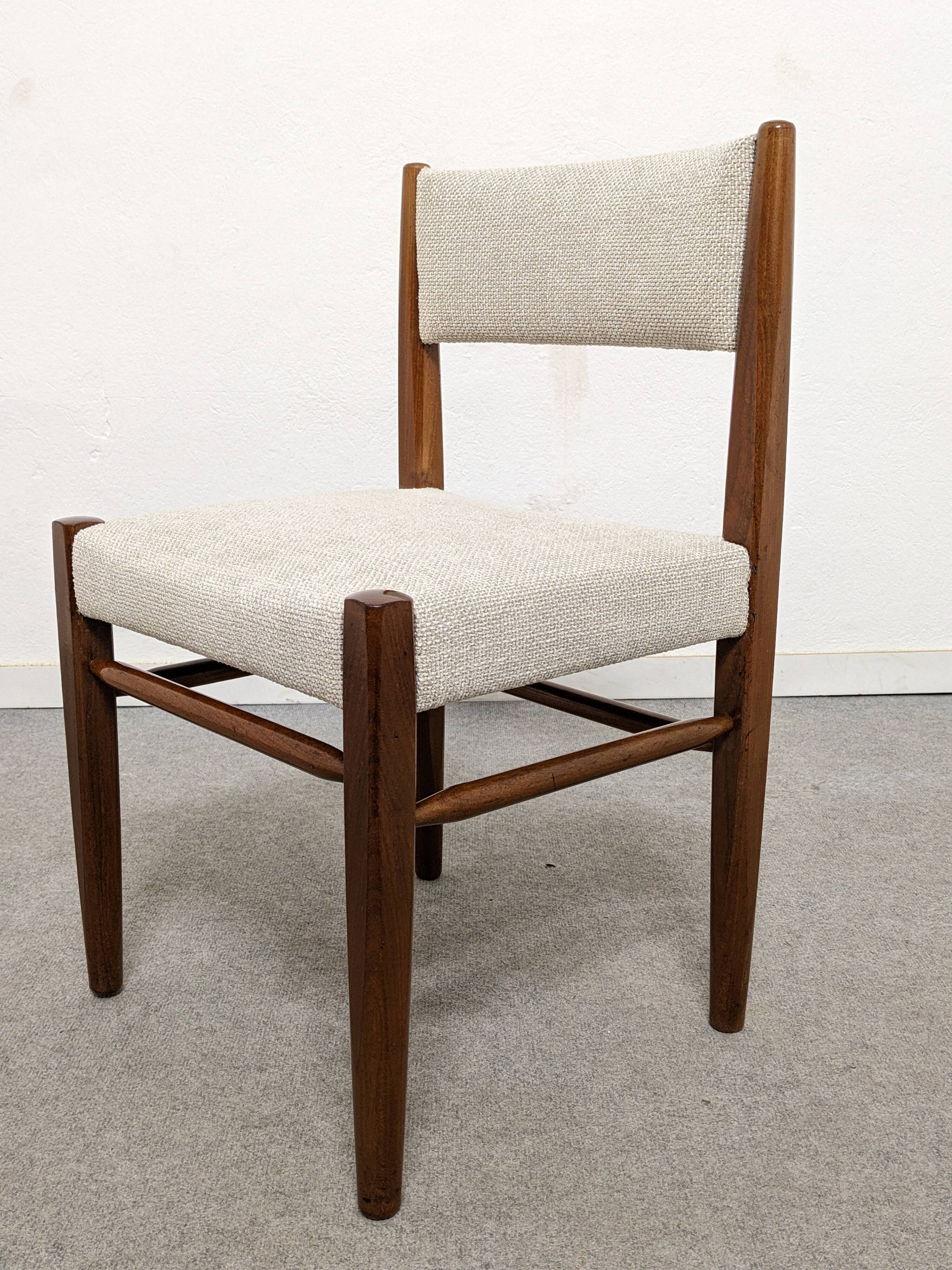 Set of 4 Scandinavian teak chairs, Denmark circa 1960.