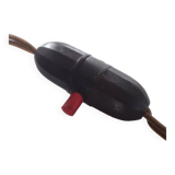 Turned wood lamp circa 1950