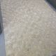 Ecru Berber rug with wool tufts and relief patterns – 250 × 152 cm