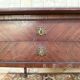 Bureau plat de style Louis XVI en marqueterie 196 cm