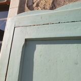 Armoire parisienne patine ancienne menthe