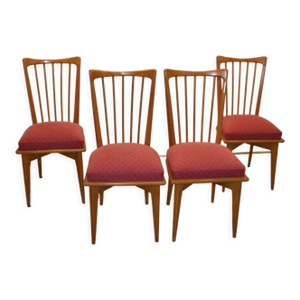 Lot de 4 chaises vintage