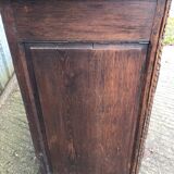 Buffet Louis XV ancien en chêne massif à 2 tiroirs et 2 portes