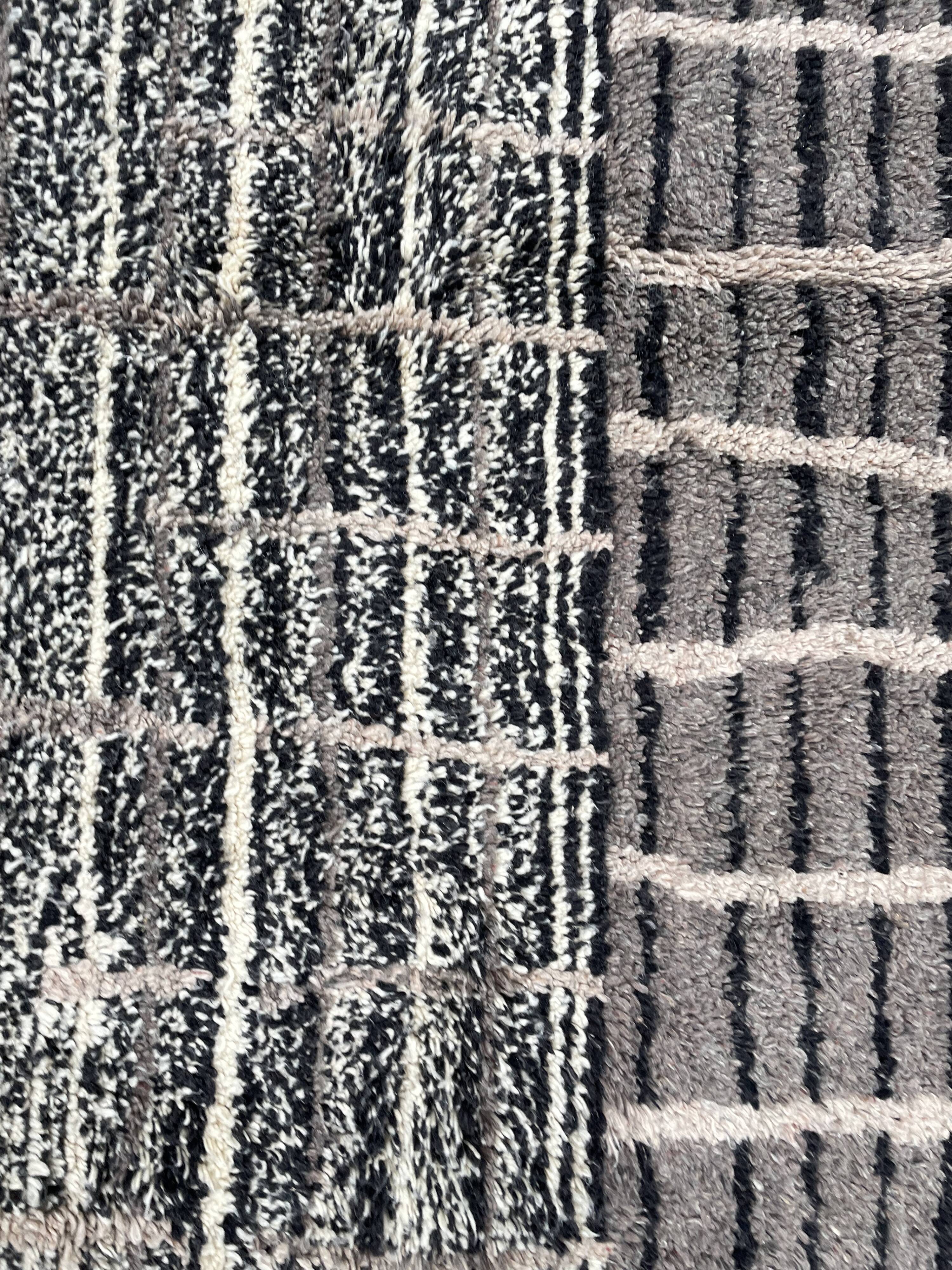 Rug berbere modern beni ouarain new, 220x300 cm