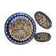Saladier et ramequins fleuris