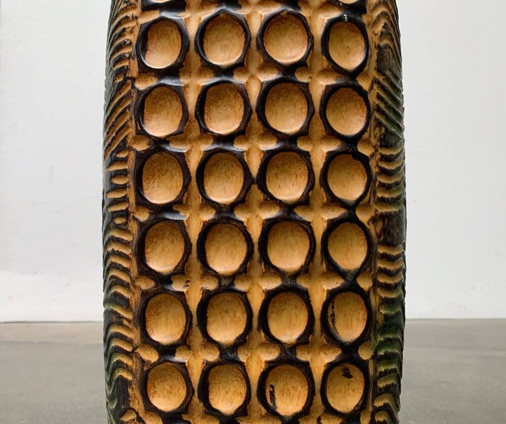 Brutalist pedestal vase by Dümler & Breiden, mid-century, 1960s.