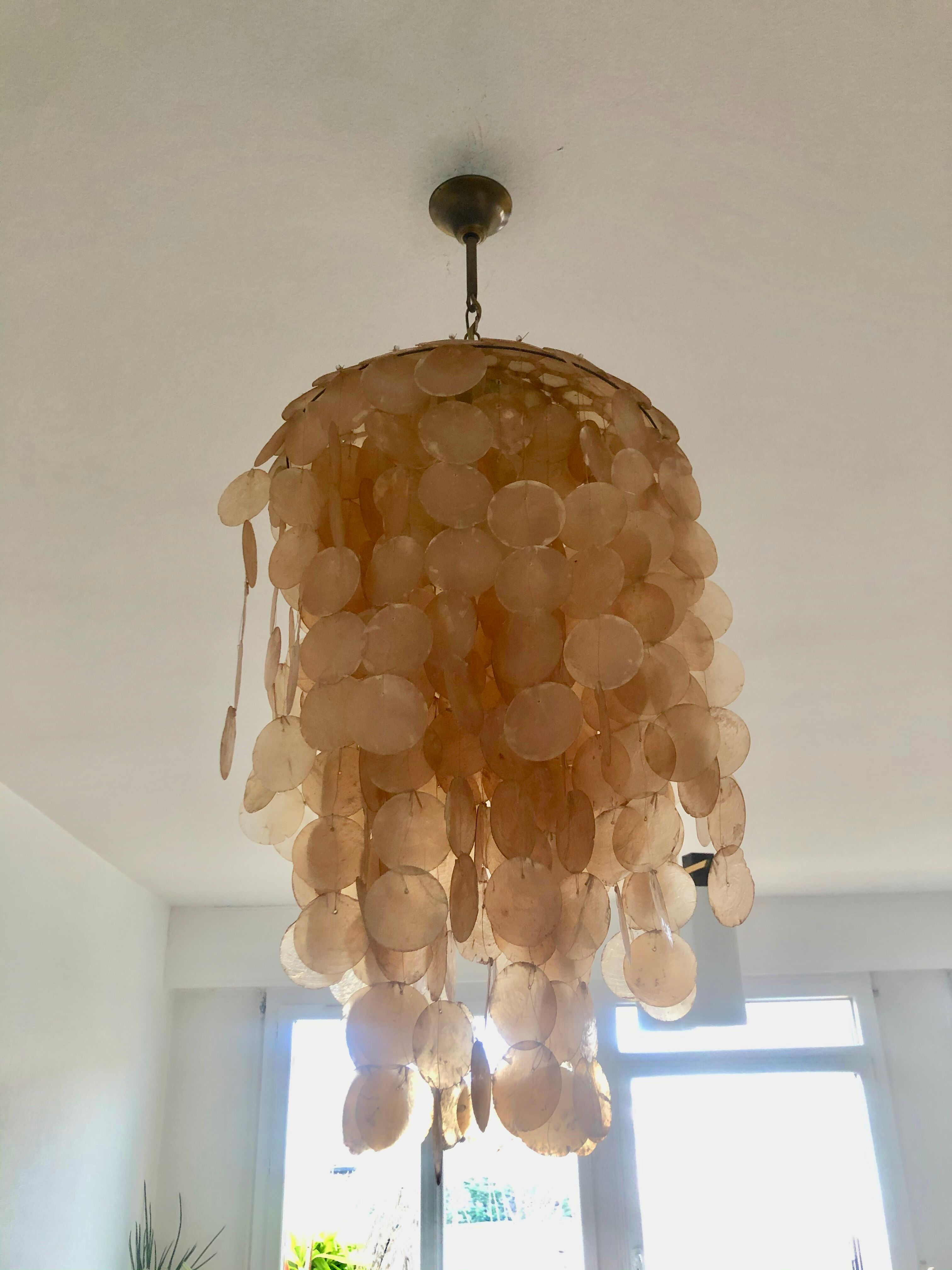 Pink mother-of-pearl hanging 1960