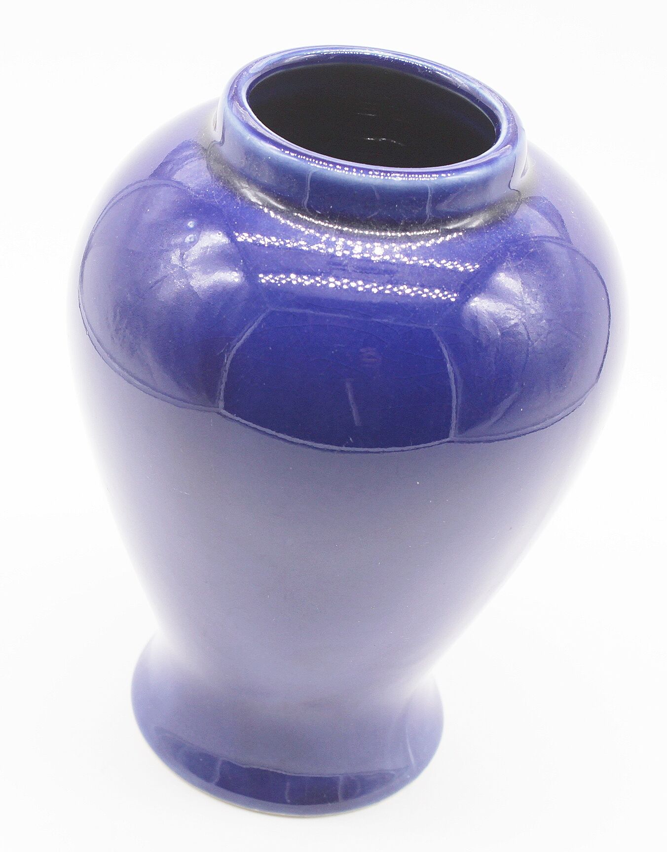 Chinese peacock ceramic vase