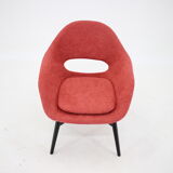 1960s Miroslav Navratil Fiberglass Shell Lounge Chair, Czechoslovakia