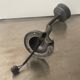 Old industrial gooseneck stem lamp