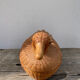 Vintage woven rattan duck box