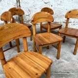 Set of 6 Rainer Daumiller chairs 1950 1960 vintage