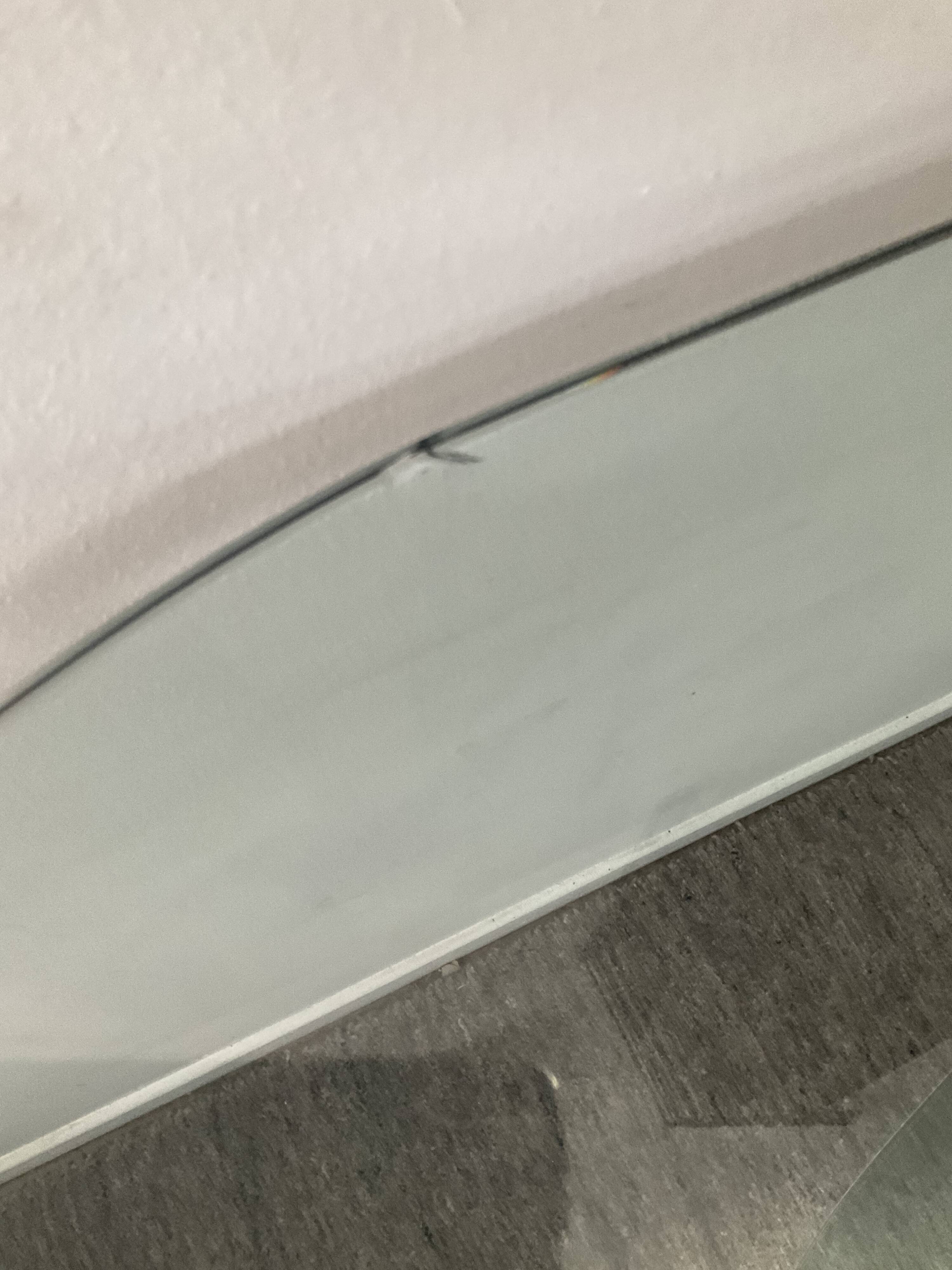 Vintage Sica Italy dining table in tempered glass