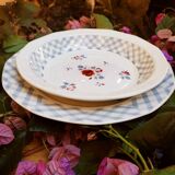 Duo of dishes Digoin Sarreguemines Bastia