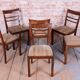 Art Deco Chairs in Walnut, Czech, 1920s, Set of 6