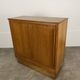 50s sliding door sideboard, wood, vintage