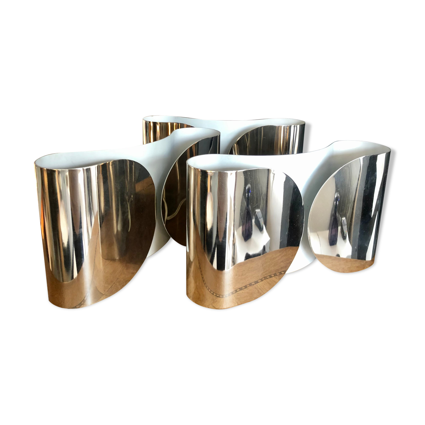 Pair of Wall lamps Foglio by Scarpa