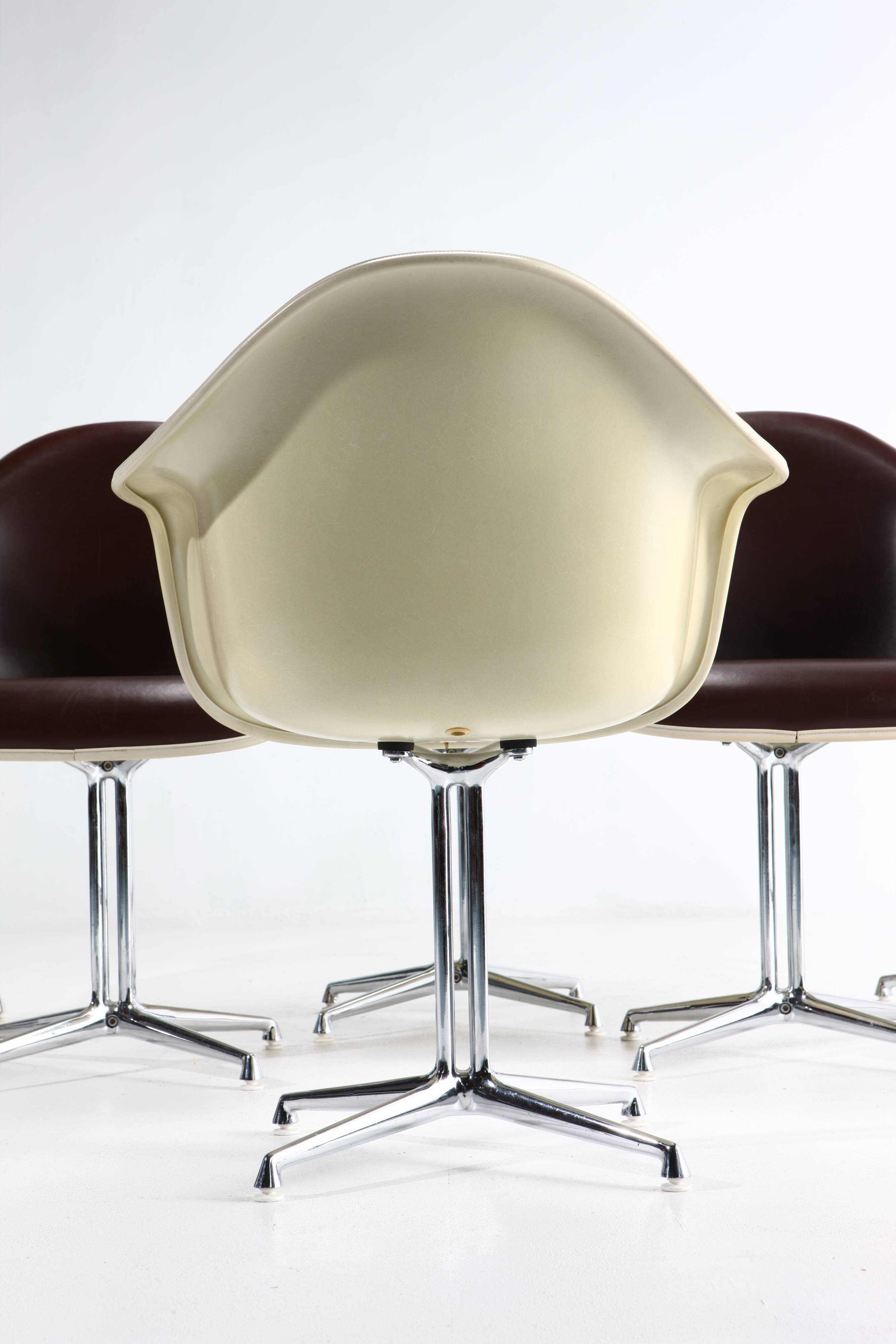 Dax chairs by Ray and Charles Eames for Vitra, 1960s, Set of 6