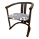 Chinese style chair, renovated & upholstered with Tigermountain by Dedar