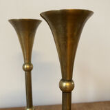 Brass candlesticks