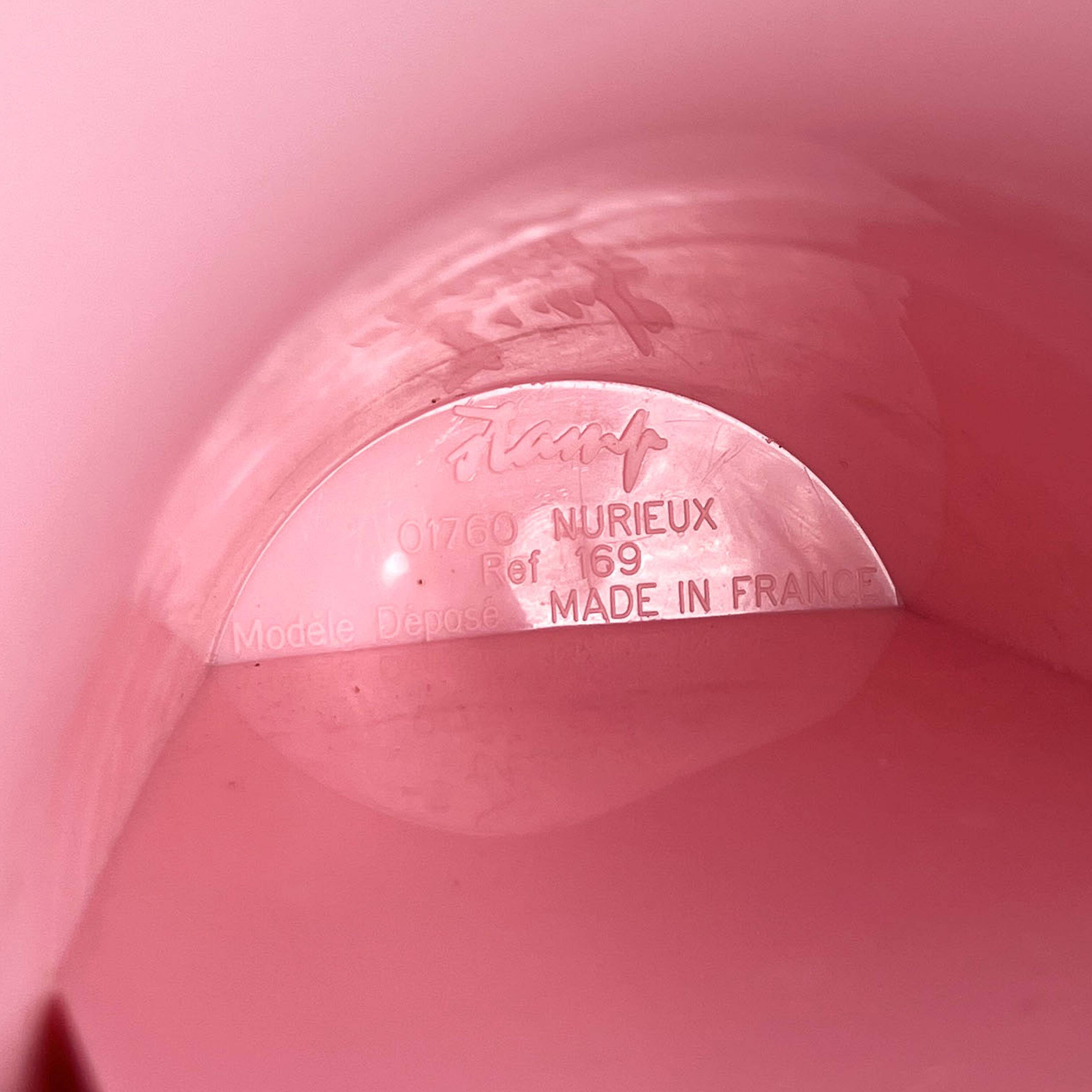 Stamp Space Age Pink Stool, 1980