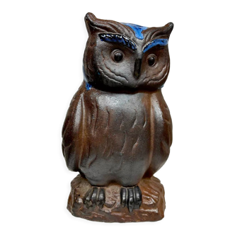Brown vintage ceramic owl 70