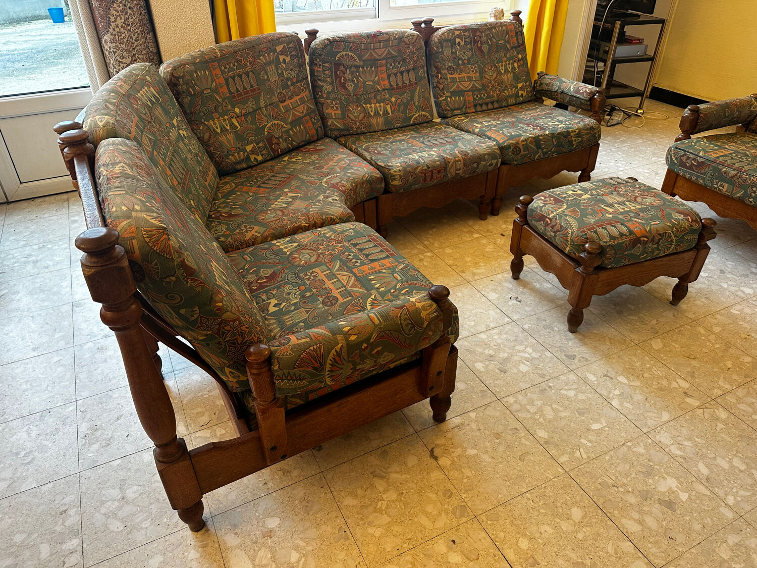 Salon modulable vintage années 50