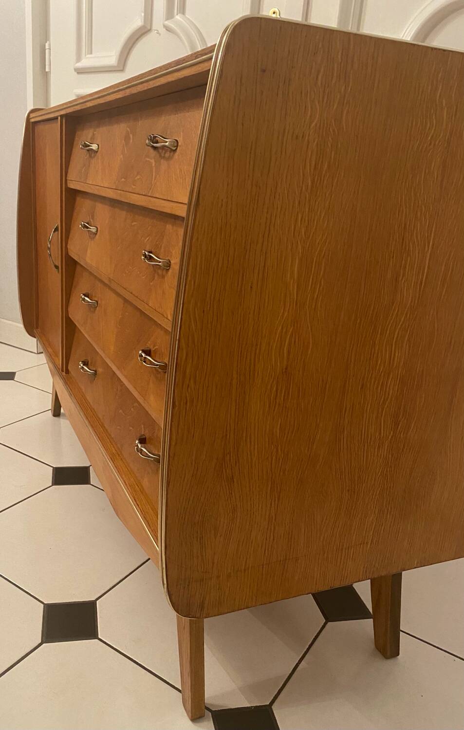 Vintage compass feet sideboard