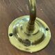 Vintage brass gooseneck wall lamp