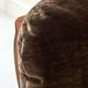 Marsala armchair in plexiglass and brown short pile velvet, Ligne Roset 1970