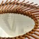 Vintage rattan mirror