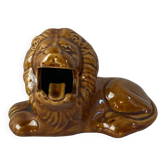 Ceramic lion ashtray
