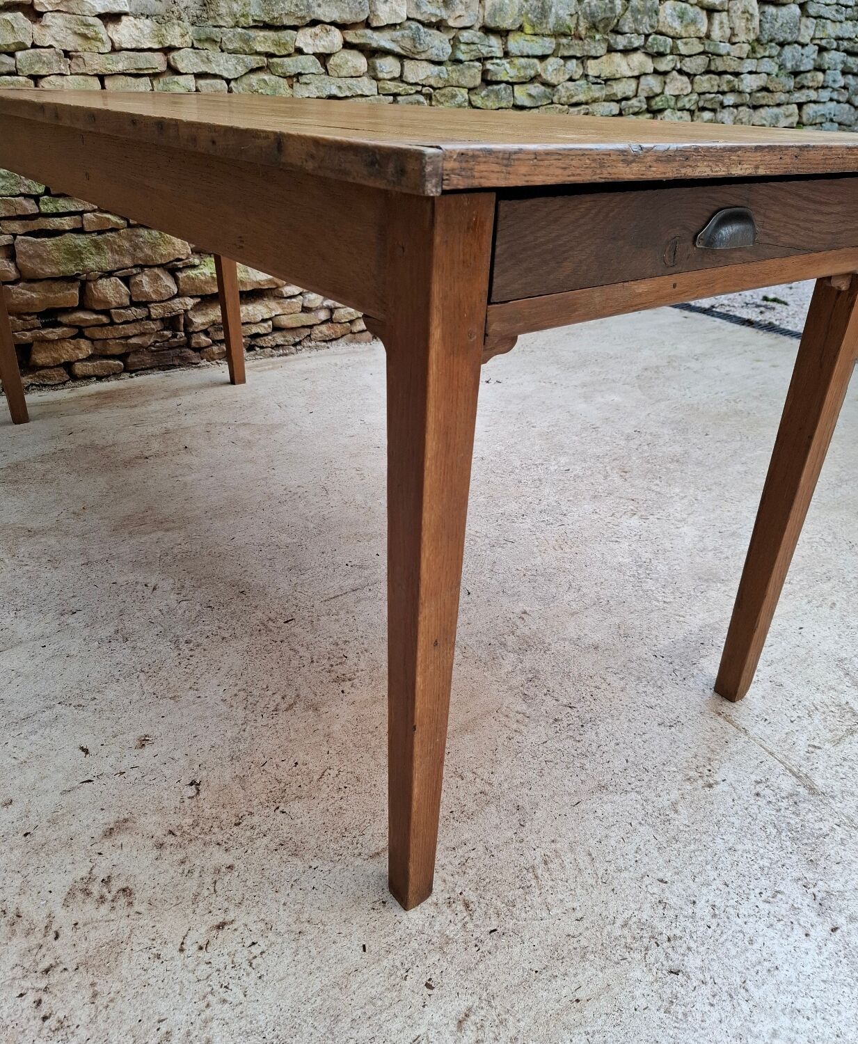 Oak farmhouse table 200cm