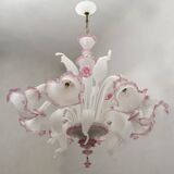 20th Century Modern Venetian Murano Glass Chandelier "Ca'rezzonico", 1960