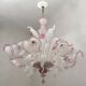 20th Century Modern Venetian Murano Glass Chandelier "Ca'rezzonico", 1960