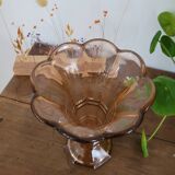 Large pink art deco vase