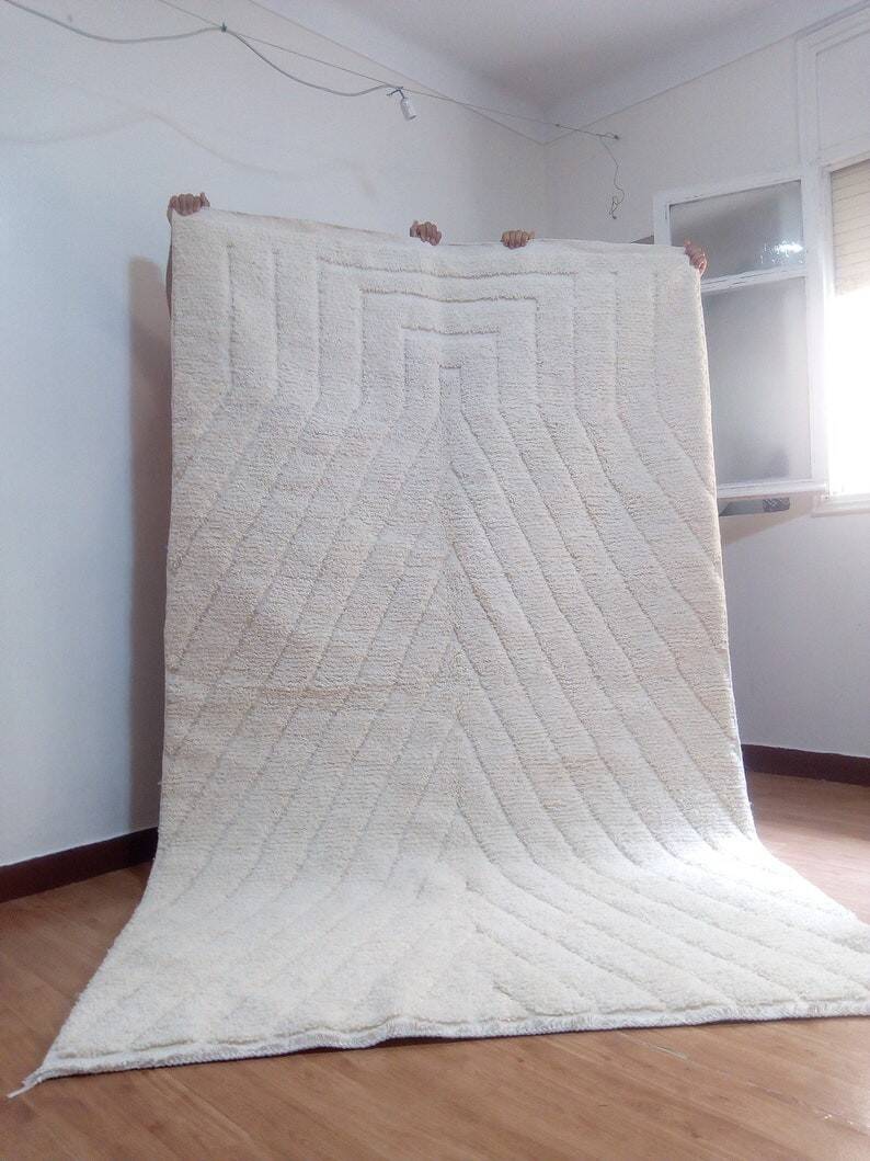 Berber rug design - Beni Ouarain style - Moroccan rug - handwoven in wool - 276 x 170 cm