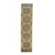 1980s Vintage Turkish Hand-Knotted Floral Runner 77x327
