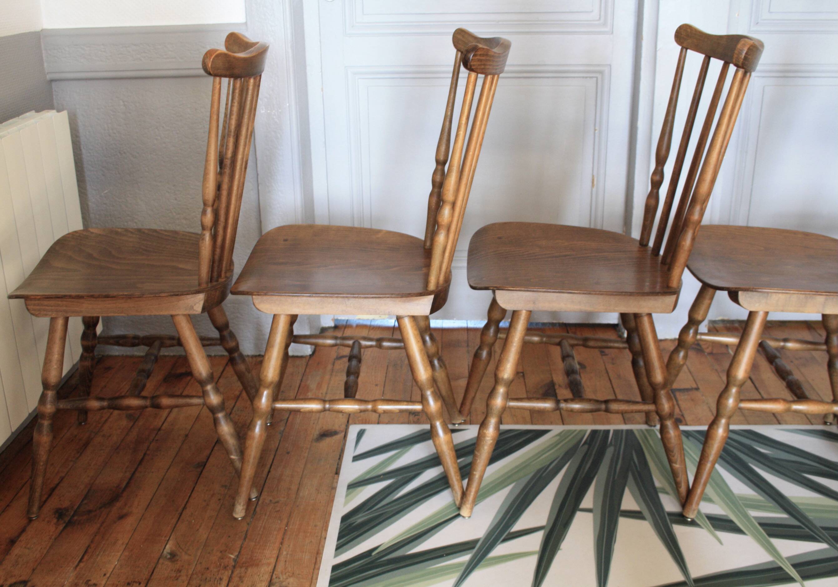 Set of 4 Tacoma Baumann bistro chairs