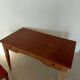 Bureau ancien à double tiroir, pieds gainés, XIXème