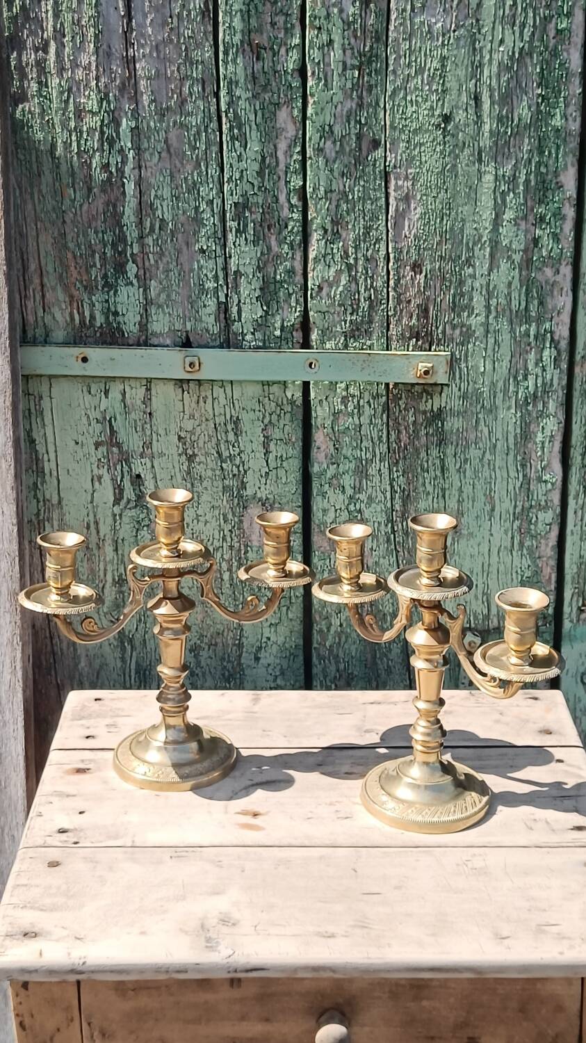 Pair of Italian candlesticks
