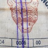 Coffee arabica burlap bag