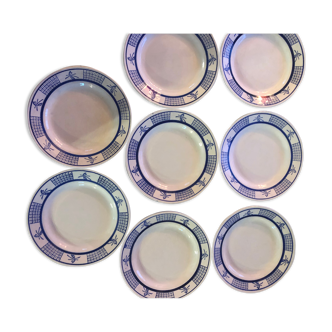 Flat plates iron earth Gien