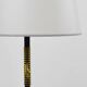 Lampe sur pied en laiton MidCentury de Rupert Nikoll, interrupteur manuel Carl Aubock, Autriche, 1950